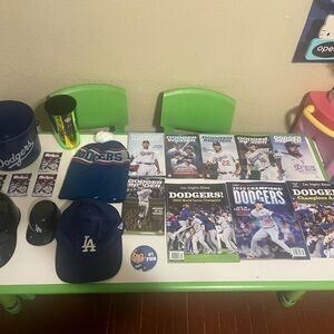 Los Angeles Dodgers Fan Memorabilia Set - Blue and Black